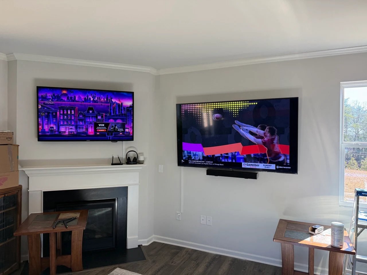 Why Hiding TV Wires Above a Fireplace in Alpharetta Homes Is Not Always Simple